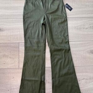 INC Faux Leather Flare Pants – Size 4